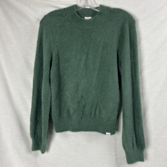 abercrombie kids Other - Abercrombie Kids Furry Soft Long Sleeve Green Sweater Girls 13/14